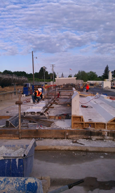 Clark Pacific rebar beams